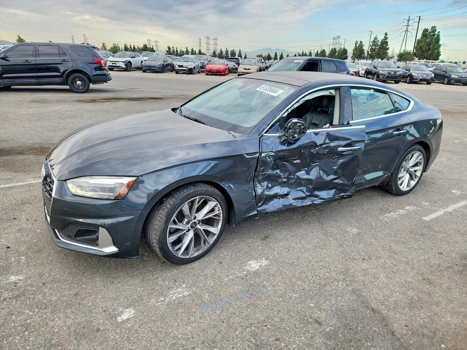 2021 Audi A5 VIN WAUABCF5XMA046760 — COPART salvage auction photo