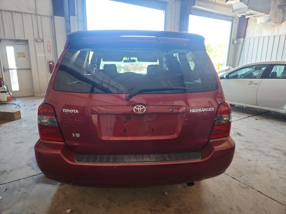 2007 Toyota Highlander VIN JTEGP21A670129010 COPART salvage auction — SIDE, Wi - Junked Vehicle Bill Of Sale, sold $525 on 2026-07-27 (photo 6)