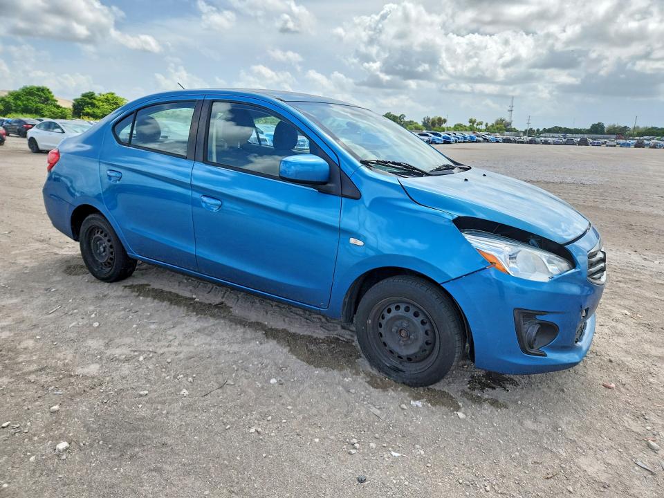2018 Mitsubishi Mirage VIN ML32F3FJ0JHF13170 COPART salvage auction — MINOR DENT/SCRATCHES, Fl - Certificate Of Title (P), sold $1,400 on 2026-07-30 (photo 4)