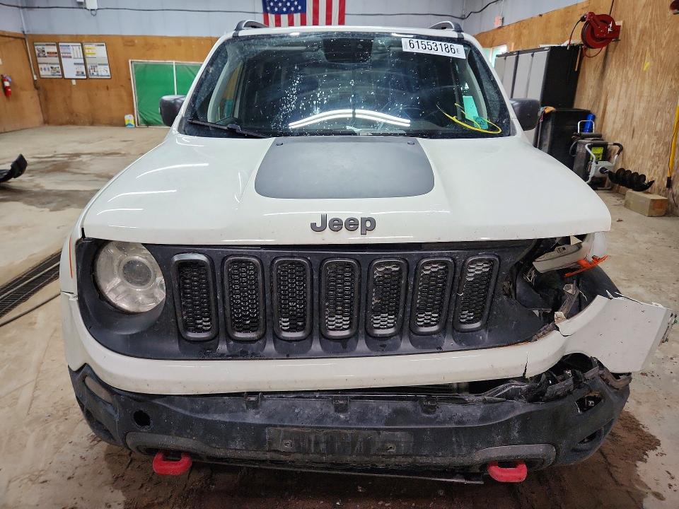 2018 Jeep Renegade VIN ZACCJBCB3JPH94121 COPART salvage auction — FRONT END, Mi - Certificate Of Title, sold $2,350 on 2026-08-12 (photo 5)