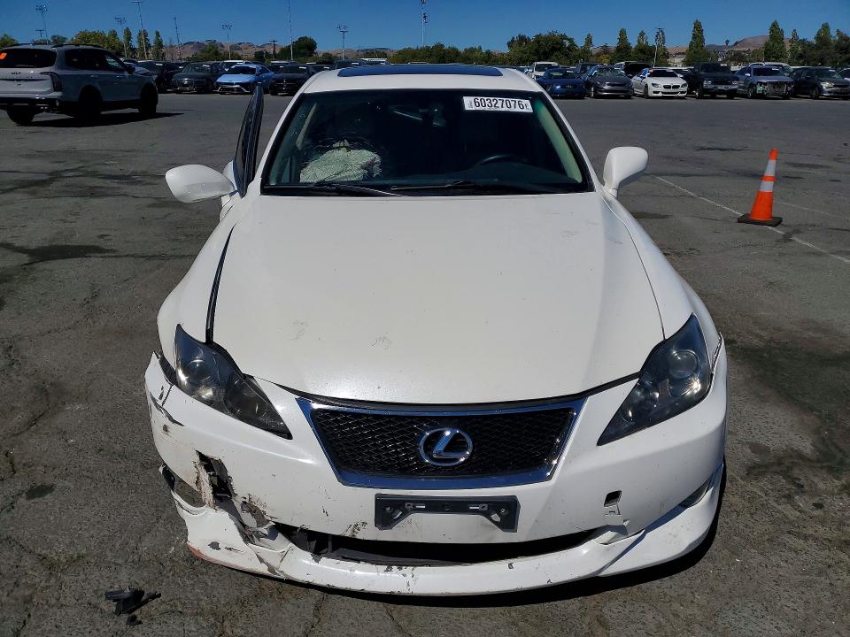 2006 Lexus Is 350 VIN JTHBE262865002569 COPART salvage auction — FRONT END, CA - SALVAGE CERTIFICATE, sold $500 on 2026-07-17 (photo 5)