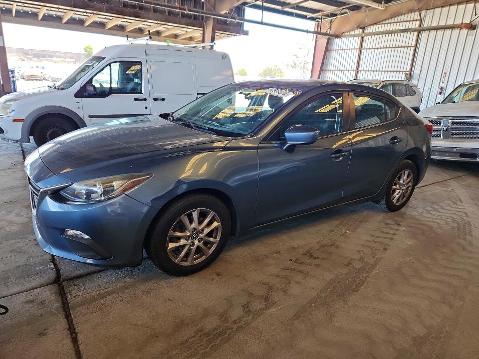 2014 Mazda 3 VIN JM1BM1V71E1188604 COPART salvage auction — FRONT END, Ca - Salvage Certificate, sold $3,300 on 2026-07-16 (photo 1)