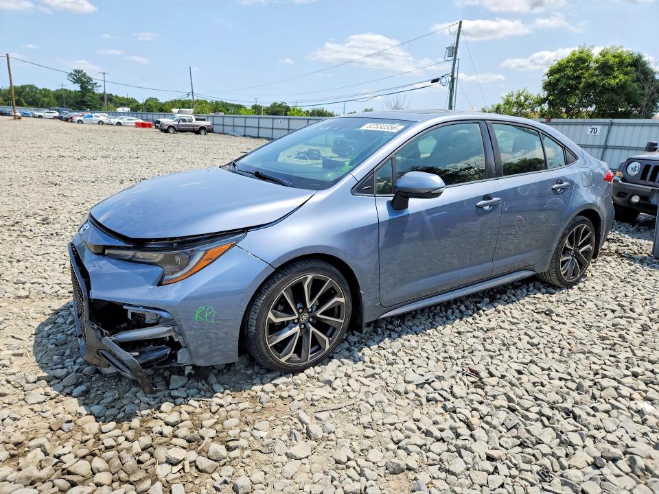 2020 Toyota Corolla VIN JTDP4RCE5LJ029023 COPART salvage auction — FRONT END, Nj - Certificate Of Title, sold $300 on 2026-07-29 (photo 1)