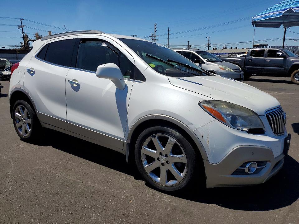 2013 Buick Encore VIN KL4CJDSB5DB183335 COPART salvage auction — SIDE, Ca - Salvage Certificate, sold $450 on 2026-07-15 (photo 4)