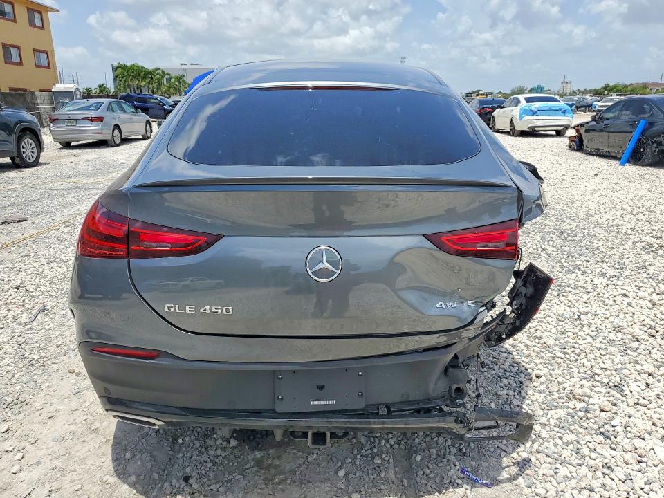 2026 Mercedes-benz Gle coupe VIN 4JGFD5KBXTB603178 COPART salvage auction — REAR END, Fl - Cert Of Title Slvg Rebuildable, sold $18,700 on 2026-08-25 (photo 6)