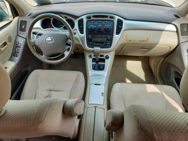 2004 Toyota Highlander VIN JTEDD21A440075004 COPART salvage auction — MECHANICAL, In - Certificate Of Title, sold $1,100 on 2026-07-27 (photo 8)