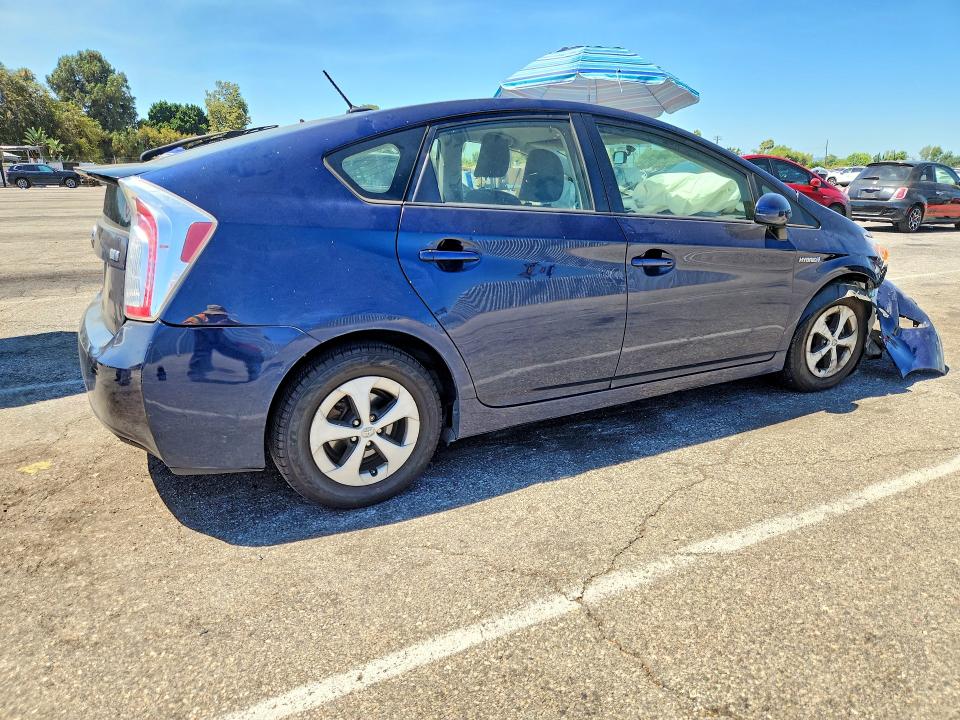 2013 Toyota Prius VIN JTDKN3DU2D1658038 COPART salvage auction — FRONT END, Ca - Salvage Certificate, sold $550 on 2026-07-14 (photo 3)