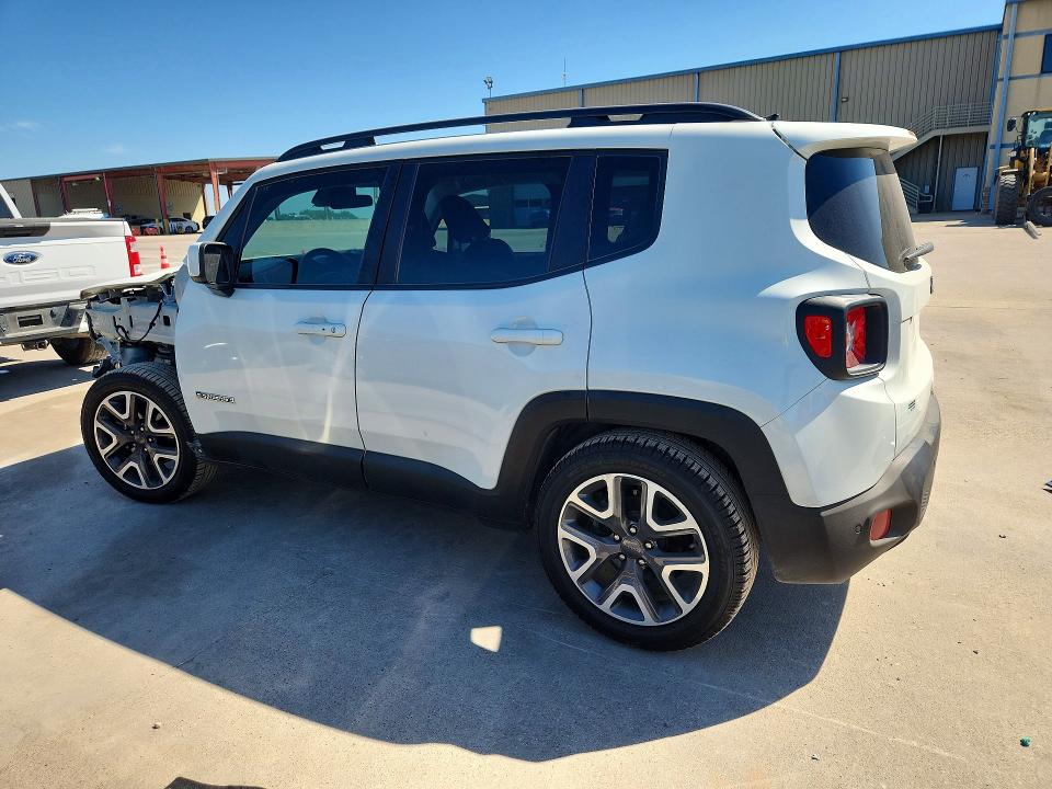 2018 Jeep Renegade VIN ZACCJABBXJPG83545 COPART salvage auction — FRONT END, Tx - Salvage Vehicle Title, sold $1,500 on 2026-08-20 (photo 2)