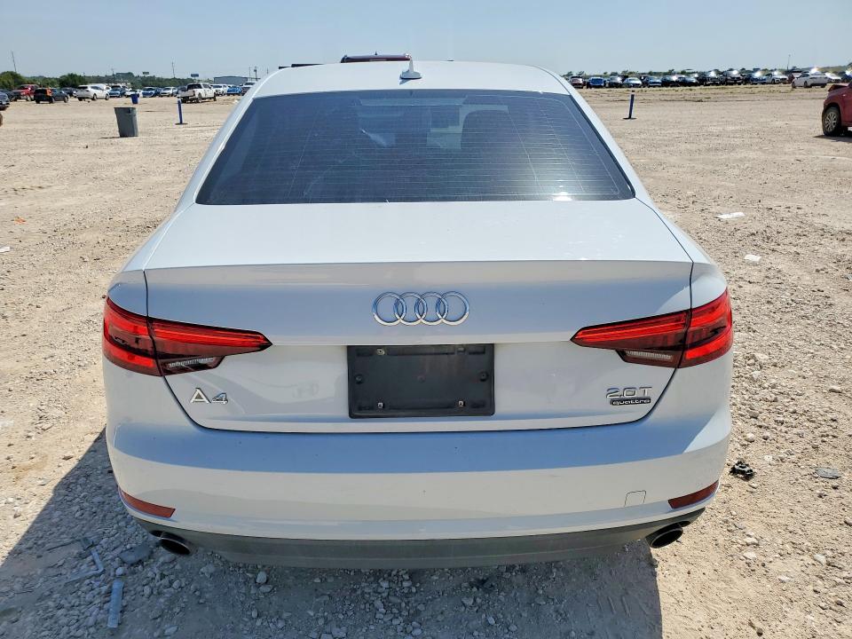 2017 Audi A4 VIN WAUANAF46HN055604 COPART salvage auction — FRONT END, Tx - Salvage Vehicle Title, sold $100 on 2026-07-30 (photo 6)