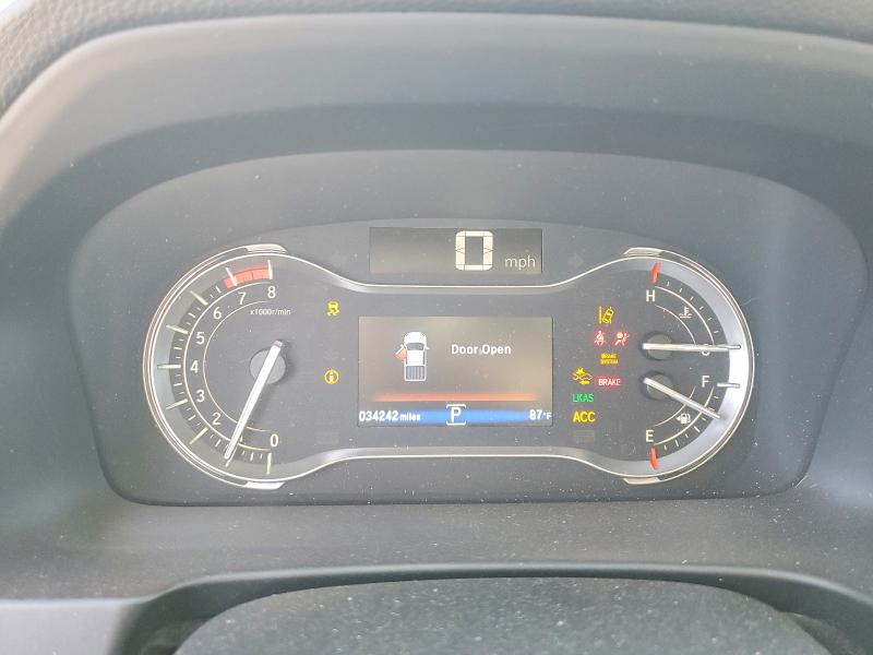 2020 Honda Ridgeline VIN 5FPYK3F1XLB018176 COPART salvage auction — FRONT END, TX - SALVAGE VEHICLE TITLE, sold $8,900 on 2026-08-14 (photo 9)