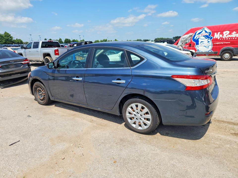 2013 Nissan Sentra VIN 3N1AB7AP9DL706088 COPART salvage auction — MINOR DENT/SCRATCHES, Mo - Certificate Of Title, sold $1,000 on 2026-07-22 (photo 2)