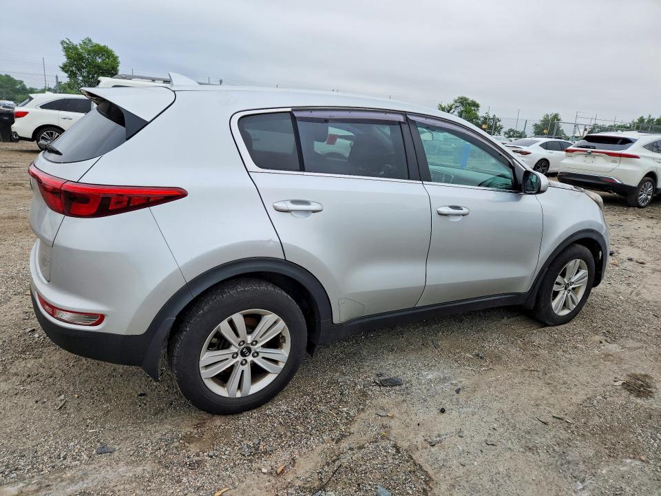 2017 Kia Sportage VIN KNDPM3AC1H7156614 COPART salvage auction — ENGINE BURN, MD - CERTIFICATE OF TITLE, sold $1,500 on 2026-07-27 (photo 3)