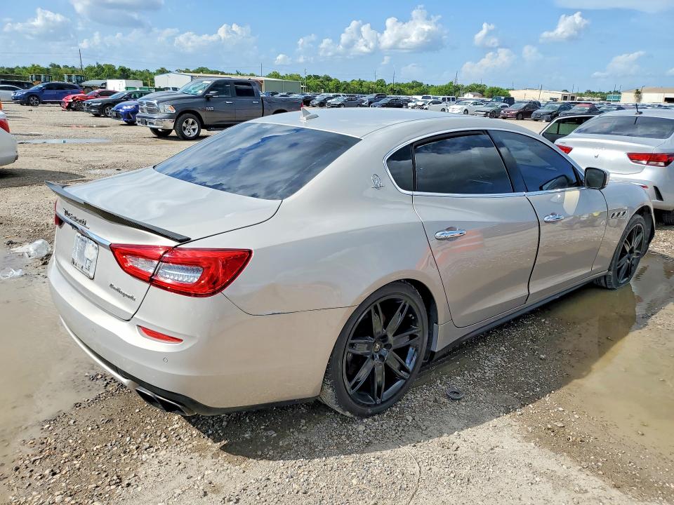 2014 Maserati Quattroporte VIN ZAM56PPA9E1072890 COPART salvage auction — MINOR DENT/SCRATCHES, Tx - Certificate Of Title (P), sold $3,650 on 2026-07-16 (photo 3)