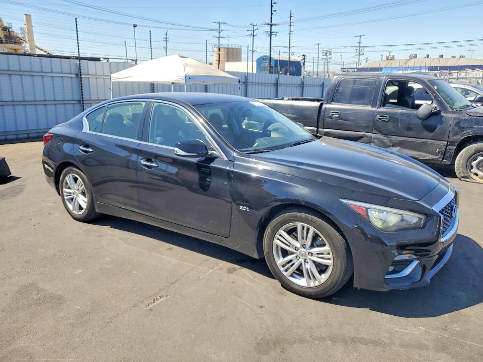 2019 Infiniti Q50 VIN JN1EV7AP8KM540254 COPART salvage auction — MINOR DENT/SCRATCHES, Ca - Dis/Dlr/Exp Only Clean Title (P), sold $3,900 on 2026-07-20 (photo 4)