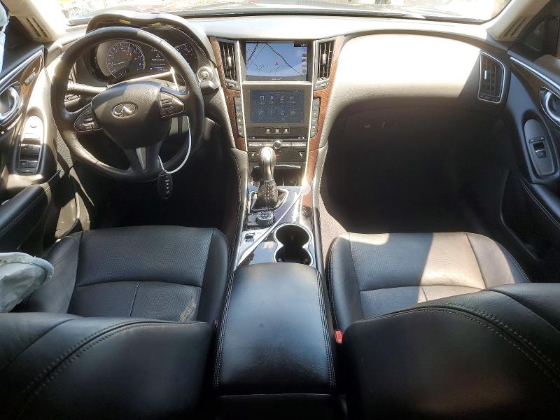 2016 Infiniti Q50 VIN JN1EV7AR2GM340141 COPART salvage auction — SIDE, Md - Cert Of Salvage > 75% Damage, sold $2,650 on 2026-07-31 (photo 8)