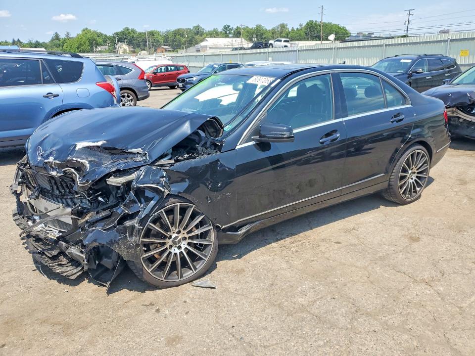 2013 Mercedes-benz VIN WDDGF8AB8DR295870 COPART salvage auction — FRONT END, Pa - Certificate Of Salvage, sold $175 on 2026-07-21 (photo 1)