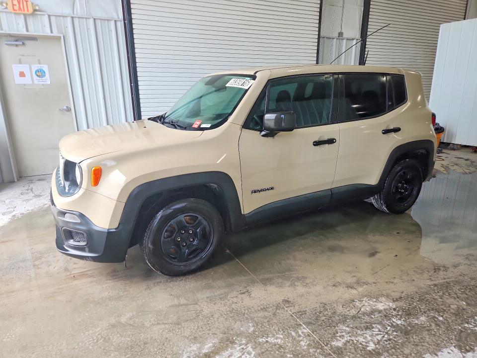 2016 Jeep Renegade VIN ZACCJAAW3GPC42059 COPART salvage auction — MINOR DENT/SCRATCHES, Il - Certificate Of Title, sold $1,550 on 2026-07-30 (photo 1)