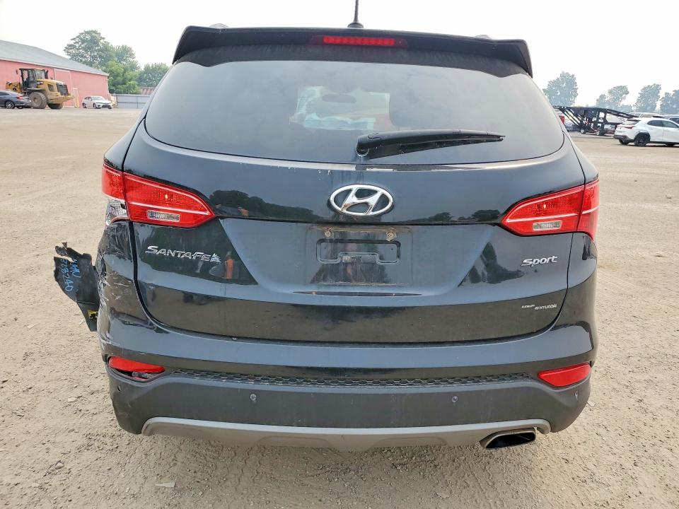 2016 Hyundai Santa fe VIN 5XYZU3LB5GG328240 COPART salvage auction — REAR END, On - Permit Salvage, sold $175 on 2026-07-28 (photo 6)