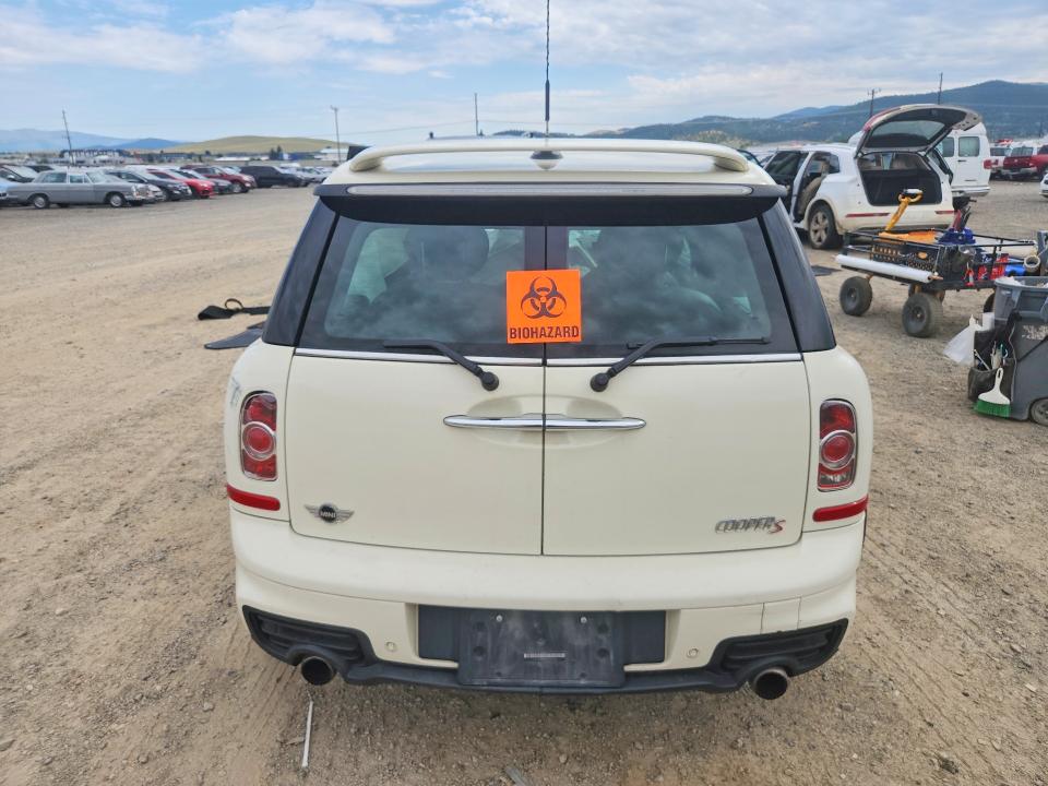 2012 Mini Cooper VIN WMWZG3C55CTY39136 COPART salvage auction — FRONT END, Salvage Title, sold $175 on 2026-09-01 (photo 6)