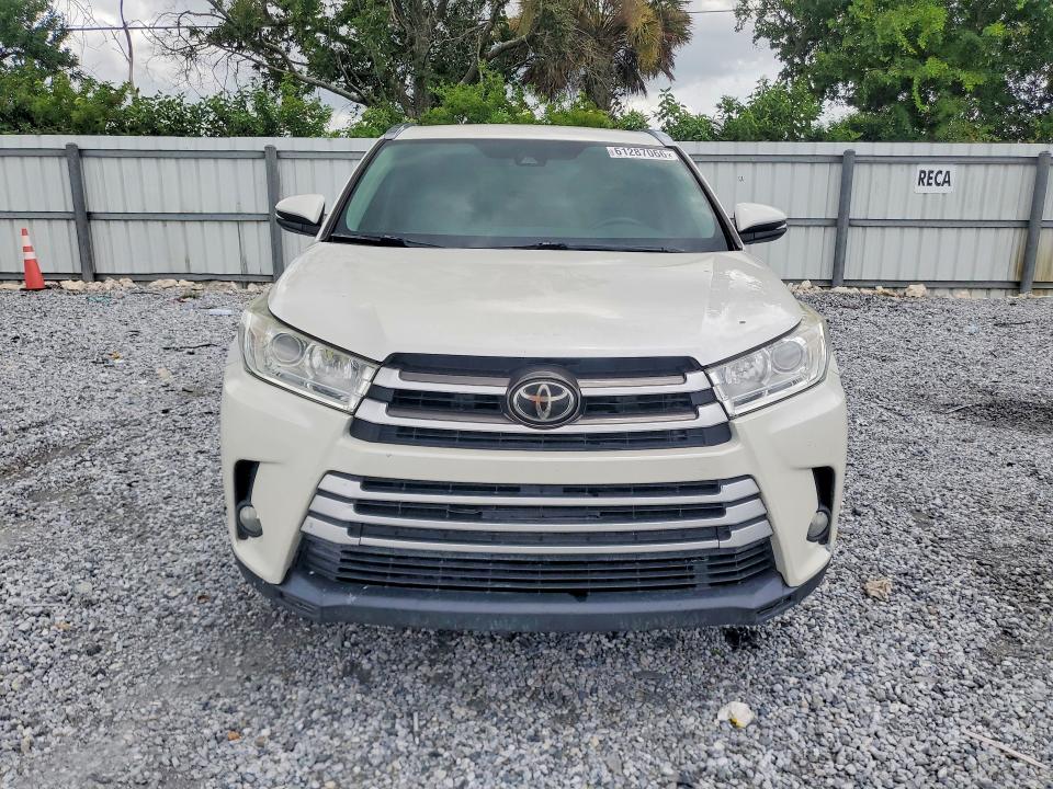 2019 Toyota Highlander VIN 5TDZZRFHXKS328637 COPART salvage auction — MINOR DENT/SCRATCHES, Fl - Certificate Of Title, sold $9,600 on 2026-07-28 (photo 5)