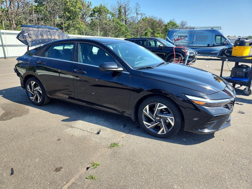 2024 Hyundai VIN KMHLS4DG5RU800025 COPART salvage auction — REAR END, Ny - Mv-907A Salvage Certificate, sold $6,100 on 2026-07-27 (photo 4)