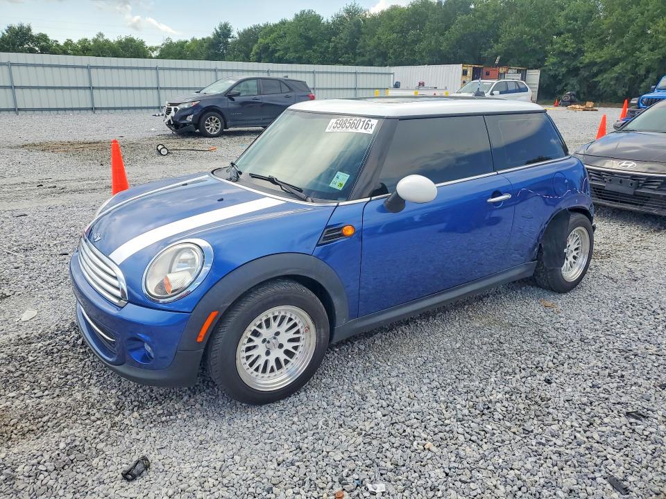 2012 Mini Cooper VIN WMWSU3C58CT259793 COPART salvage auction — REAR END, La - Cert Of Title-Salvage, sold $2,050 on 2026-07-20 (photo 1)