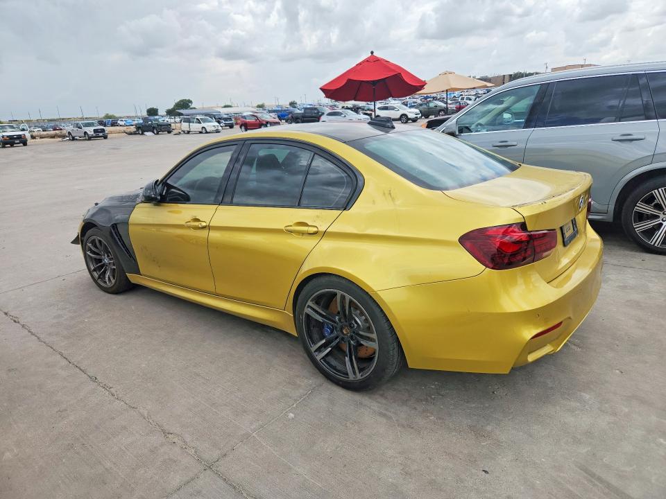 2017 BMW M3 VIN WBS8M9C58H5G42141 COPART salvage auction — MINOR DENT/SCRATCHES, Tx - Certificate Of Title (P), sold $18,000 on 2026-07-28 (photo 2)