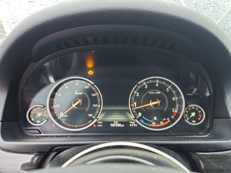 2016 BMW 5er VIN WBA5B3C57GG257020 COPART salvage auction — MINOR DENT/SCRATCHES, Va - Certificate Of Title (P), sold $4,500 on 2026-08-01 (photo 9)