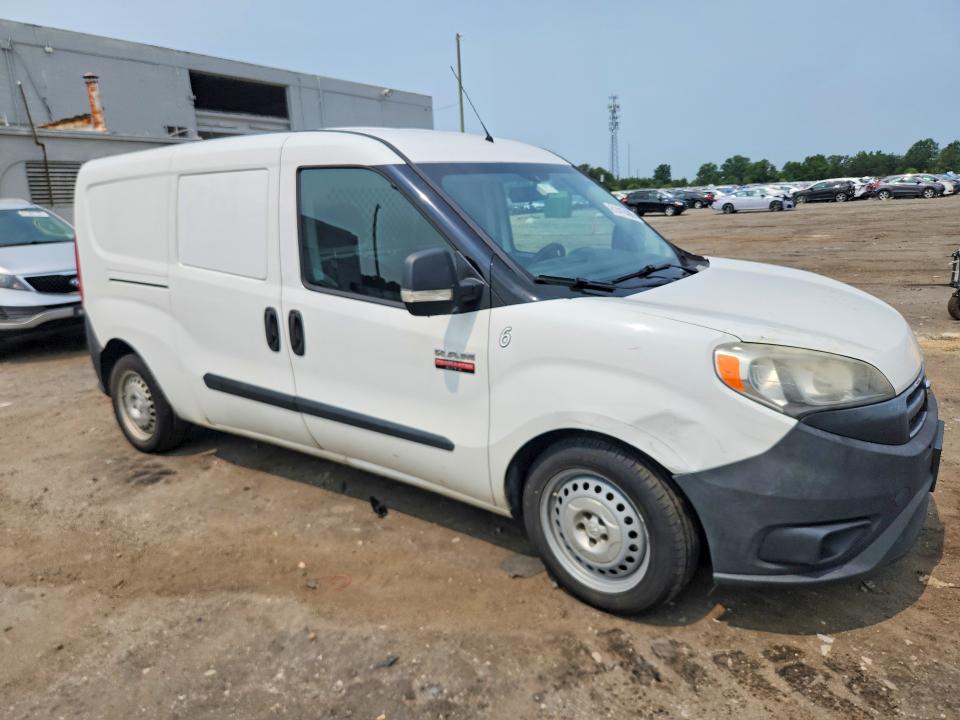 2016 Ram Promaster city VIN ZFBERFAT8G6B55075 COPART salvage auction — FRONT END, VA - CERT OF TITLE - SALVAGE, sold $800 on 2026-08-05 (photo 4)