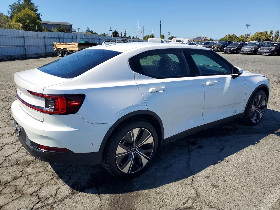 2023 Polestar 2 VIN YSMEG3KA2PL146566 COPART salvage auction — MECHANICAL, CA - CERTIFICATE OF TITLE, sold $7,400 on 2026-07-15 (photo 3)