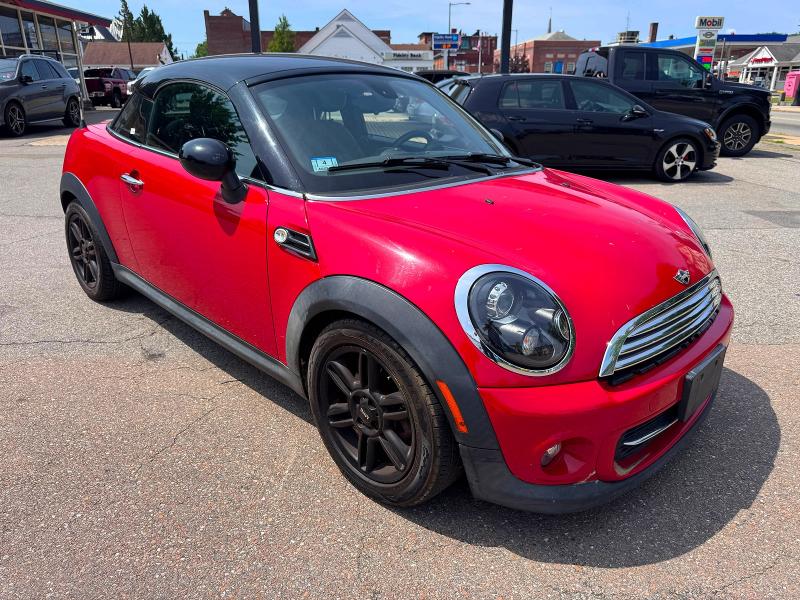 2012 Mini Coupe VIN WMWSX1C54CT163963 COPART salvage auction — NORMAL WEAR, Ma - Certificate Of Title (P), sold $1,750 on 2026-07-22 (photo 1)