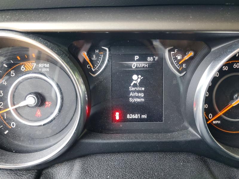 2019 Jeep Wrangler / VIN 1C4HJXAN7KW609699 COPART salvage auction — FRONT END, IN - CERT OF TITLE-SALVAGE TITLE, sold $9,200 on 2026-08-31 (photo 9)