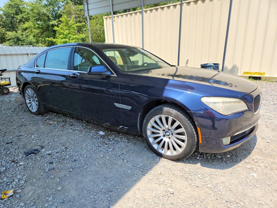 2012 BMW 7er VIN WBAKC8C56CC436535 COPART salvage auction — NORMAL WEAR, Sc - Cert Of Title-Salvage Water (P), sold $800 on 2026-09-11 (photo 4)