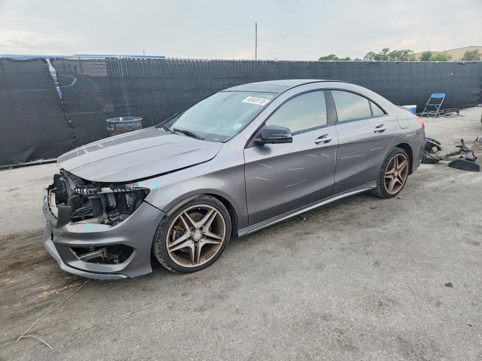 2015 Mercedes-benz Cla-klasse VIN WDDSJ4EB5FN262220 COPART salvage auction — FRONT END, FL - CERT OF TITLE SLVG REBUILDABLE, sold $30 on 2026-07-30 (photo 1)