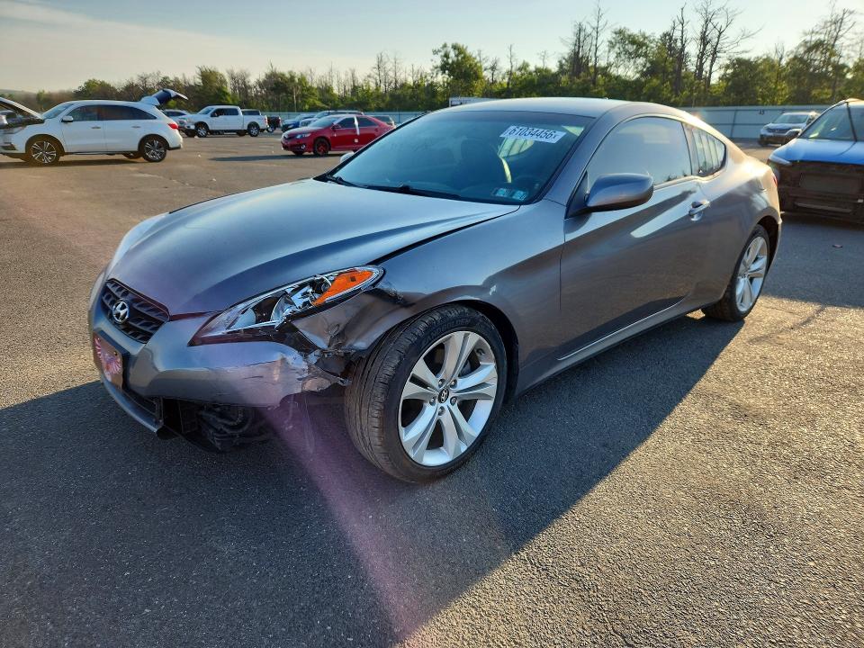 2010 Hyundai Genesis VIN KMHHU6KH3AU040348 COPART salvage auction — FRONT END, Pa - Cert Of Salv-R=Reconstructed, sold $80 on 2026-07-29 (photo 1)