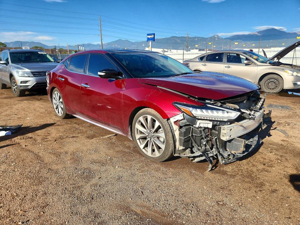 2021 Nissan Maxima VIN 1N4AA6FV5MC503394 COPART salvage auction — FRONT END, Co - Salvage Title, sold $7,100 on 2026-09-04 (photo 4)