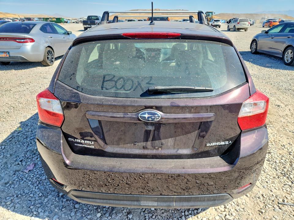 2012 Subaru Impreza VIN JF1GPAA66CH214912 COPART salvage auction — SIDE, Ut - Cert Of Title-Rebuilt/Restored, sold $250 on 2026-07-31 (photo 6)