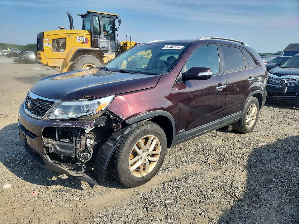 2015 Kia Sorento VIN 5XYKTDA67FG617098 COPART salvage auction — FRONT END, Ma - Cert Of Title-Reconstrctd Coll, sold $775 on 2026-07-29 (photo 1)