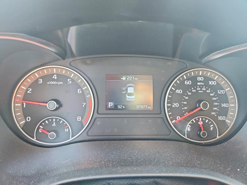 2020 Kia Optima VIN 5XXGT4L37LG395638 COPART salvage auction — FRONT END, Wi - Cert Of Title-Salvage Vehicle, sold $1,600 on 2026-07-20 (photo 9)