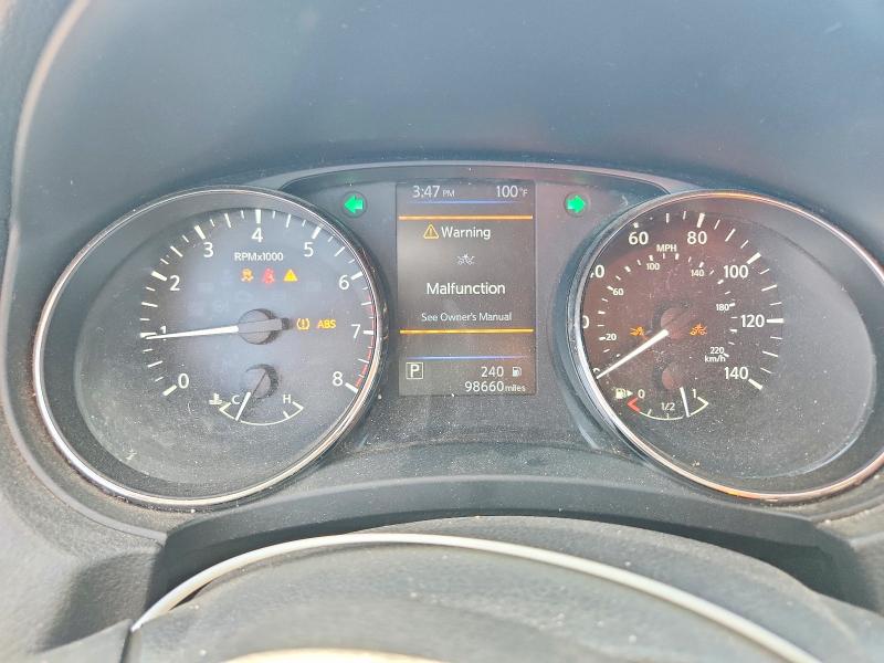 2019 Nissan Rogue VIN KNMAT2MV2KP534026 COPART salvage auction — FRONT END, Nm - Cert Of Title-Salvage, sold $3,500 on 2026-07-09 (photo 9)
