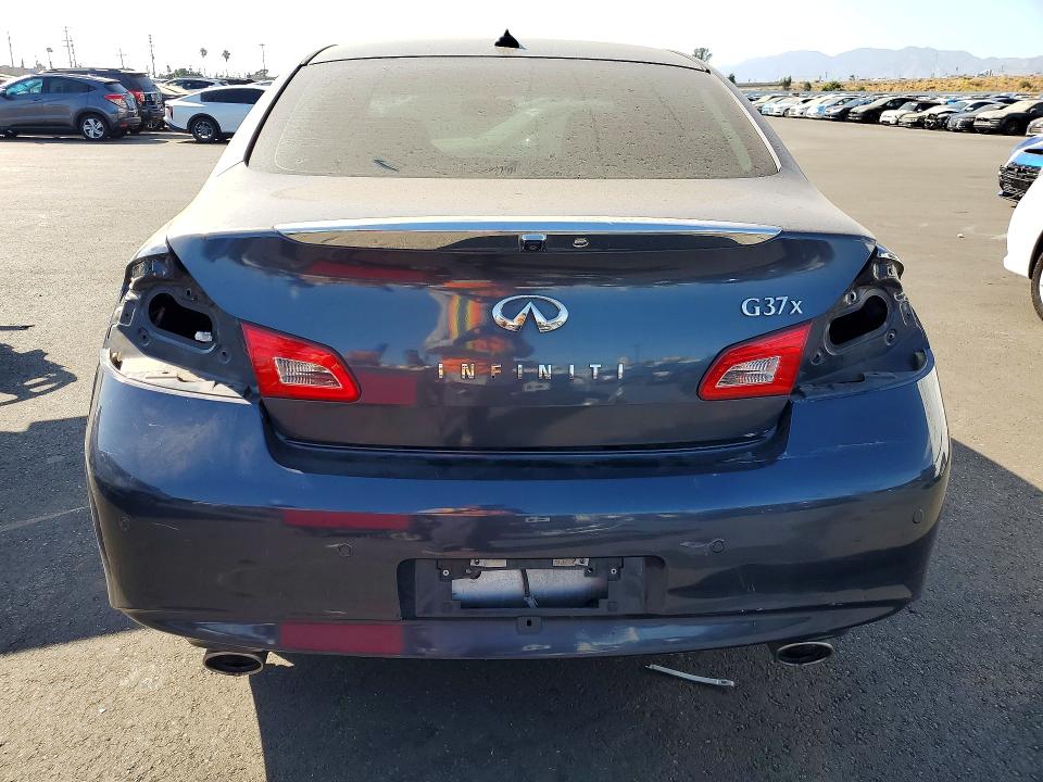 2012 Infiniti G VIN JN1CV6AR5CM975009 COPART salvage auction — REAR END, Ca - Salvage Certificate, sold $1,400 on 2026-07-27 (photo 6)