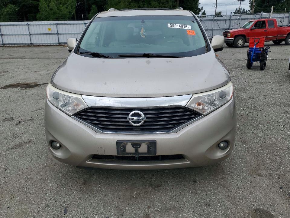 2011 Nissan Quest VIN JN8AE2KP1B9007702 COPART salvage auction — MINOR DENT/SCRATCHES, Wa - Vehicle Cert Of Ownership-Titl, sold $275 on 2026-07-27 (photo 5)