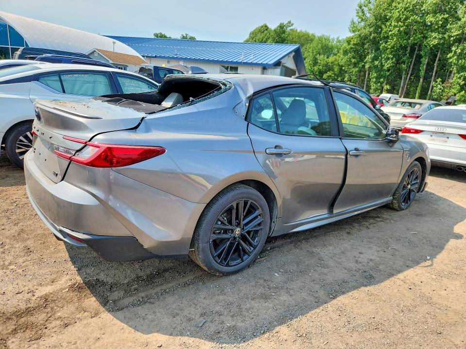 2025 Toyota Camry VIN 4T1DBADK0SU526455 COPART salvage auction — ROLLOVER, Vt - Cert Of Title-Salvage Vehicle (P), sold $13,000 on 2026-07-30 (photo 3)
