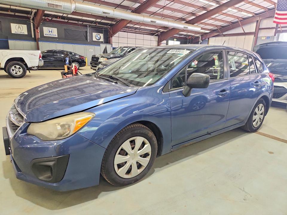 2013 Subaru Impreza VIN JF1GPAA69DH823588 COPART salvage auction — FRONT END, Ma - Certificate Of Title (P), sold $1,100 on 2026-07-27 (photo 1)