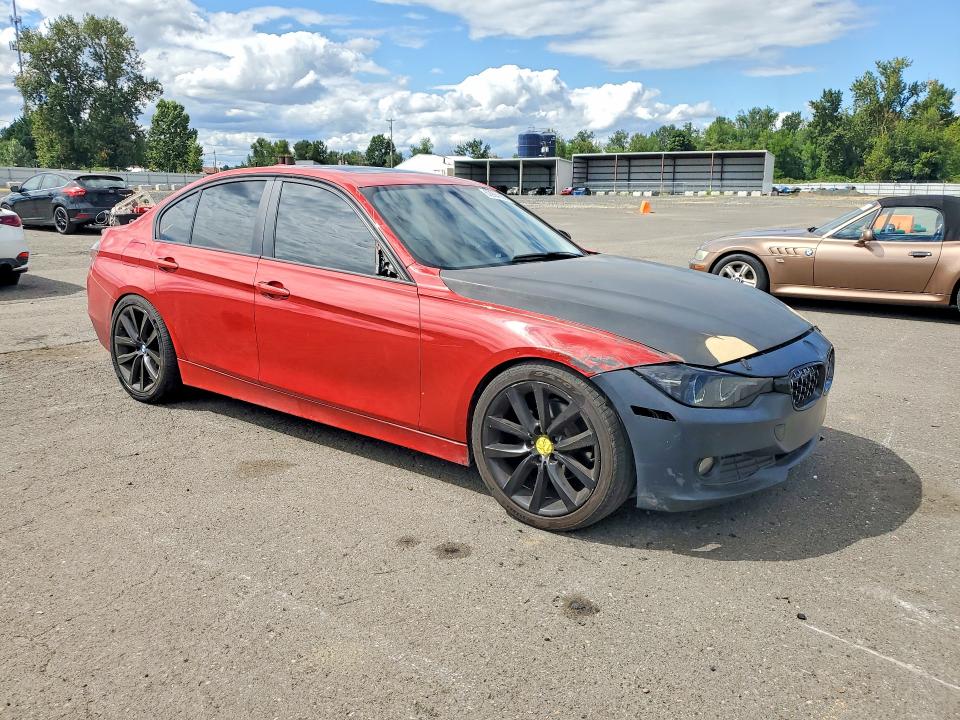 2013 BMW 3er VIN WBA3B1C59DF462657 COPART salvage auction — FRONT END, Or - Cert Of Title-Reconstructed, sold $1,700 on 2026-08-11 (photo 4)