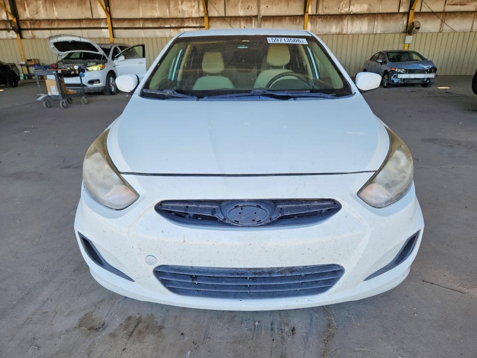 2013 Hyundai Accent VIN KMHCT4AE8DU480823 COPART salvage auction — ALL OVER, Az - Cert Of Title - Salvage, sold $175 on 2026-07-13 (photo 5)