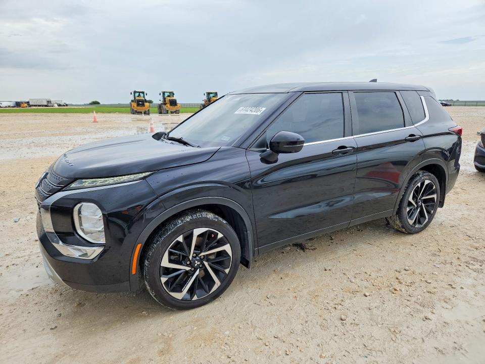 2022 Mitsubishi Outlander VIN JA4J3UA80NZ022150 COPART salvage auction — REAR END, TX - SALVAGE VEHICLE TITLE (P), sold $4,600 on 2026-07-23 (photo 1)