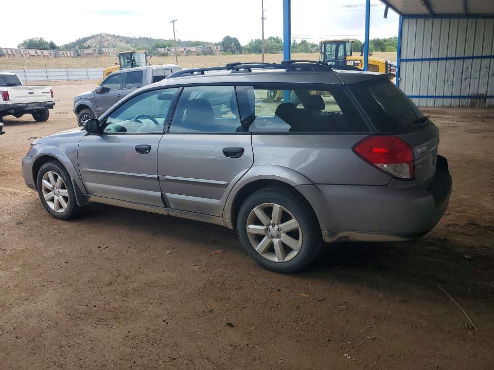 2008 Subaru Outback VIN 4S4BP61CX87342358 COPART salvage auction — HAIL, Co - Certificate Of Title, sold $1,000 on 2026-08-03 (photo 2)