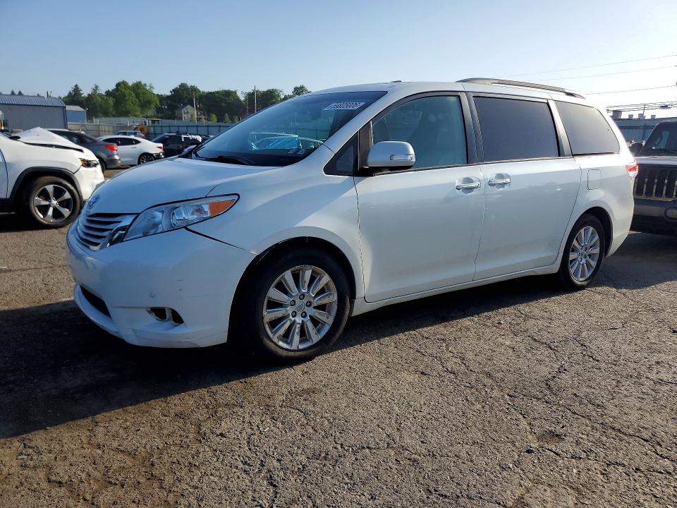 2014 Toyota Sienna VIN 5TDDK3DC3ES085468 COPART salvage auction — UNDERCARRIAGE, Pa - Certificate Of Salvage, sold $1,750 on 2026-07-17 (photo 1)