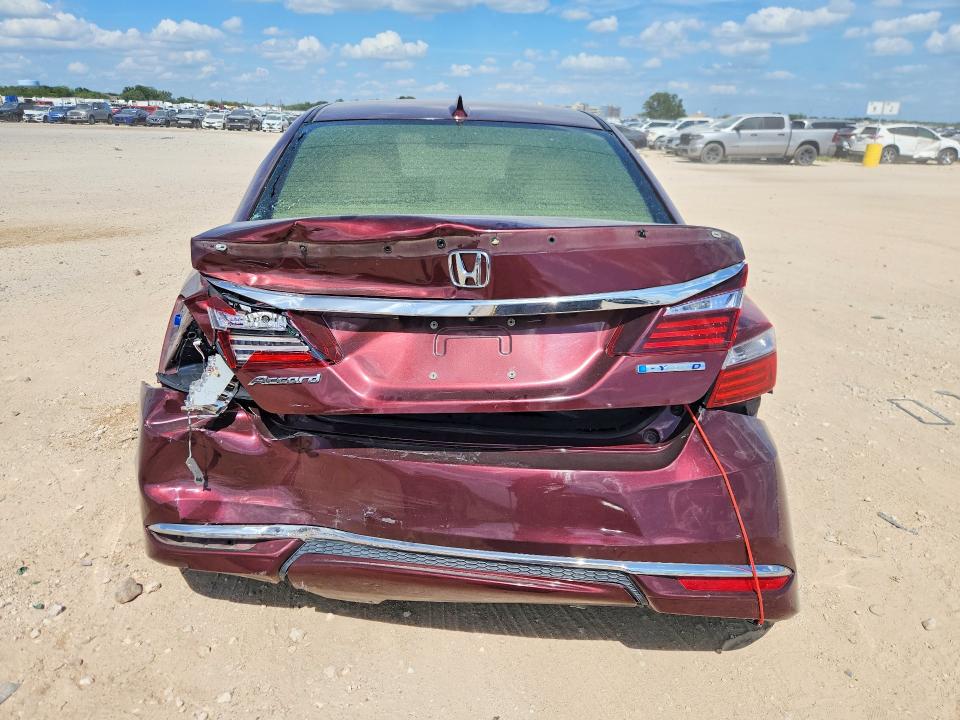 2017 Honda Accord VIN JHMCR6F54HC020561 COPART salvage auction — REAR END, Tx - Salvage Vehicle Title, sold $700 on 2026-07-16 (photo 6)